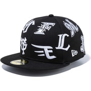 NEW ERA eBASEBALL プロスピAリーグ2021 ALLOVER 5950 BLK/WHT 738 [キャラクターグッズ]