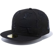 NEW ERA eBASEBALL プロスピAリーグ2021 ALLOVER 5950 BLK/BLK 738 [キャラクターグッズ]