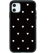 ci04941302-01-ip12 [スライドミラーICケース SWEET HEART BLACK 01 iPhone 12用]