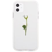 ci04472501-01-ip12 [ホワイトクッションバンパーケース WATER WHITE ROSE 01 iPhone 12用]