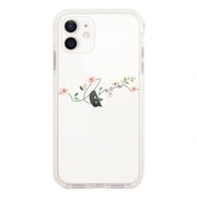 ci06802501-01-ip12 [ホワイトクッションバンパーケース LINE FLOWER 01 iPhone 12用]