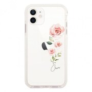 ci06822501-01-ip12 [ホワイトクッションバンパーケース VERTICAL FLOWER 01 iPhone 12用]