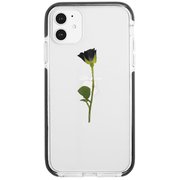 ci04462502-01-ip78 [ブラッククッションバンパーケース WATER BLACK ROSE 01 iPhone 7/8用]
