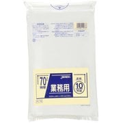 PL78 [重量物対応 ゴミ袋 透明 70L 10枚]