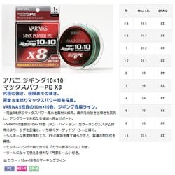 ヨドバシ.com - バリバス VARIVAS アバニ ジギング10×10マックス