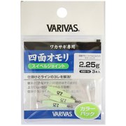 ワカサギ専用 四面オモリ スイベルジョイント カラーパック 2.25g