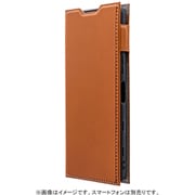 Xperia 5 III SO-53B/SOG05 薄型PUレザーフラップケース「PRIME」 キャメル LP-21WX1PRICA