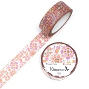 花紋 マスキングテープ 幅15mm×7m巻 GR-1053
