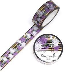 縞菊 マスキングテープ 幅15mm×7m巻 GR-1059