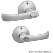 DT1-5M-MS（60） [取替用レバーハンドル TKレバー シリンダー錠 シルバー]