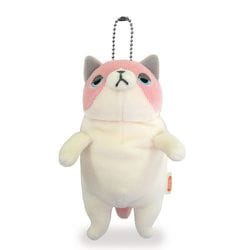 MONE-0088PS もちねこ ボールチェーン付ぬいぐるみ MINI パステルカラー サクラ [キャラクターグッズ]