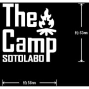 SLST-TCW  sticker / The Camp  White [アウトドア ステッカー]