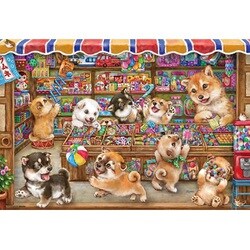 33-206 シバの駄菓子屋さん [ジグゾーパズル 300ピース （完成サイズ：38×26cm）]