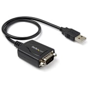 プロ仕様USB-RS232Cシリアル変換ケーブル 1x USB A オス-1x DB-9(D-Sub 9ピン) オス シリアルコンバータ/変換アダプタ COMポート番号保持機能 ICUSB2321X
