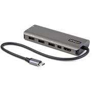 USB Type-Cマルチ変換アダプター/USB-C - 4K60Hz HDMI または Mini DisplayPort/100W Power Deliveryパススルー対応/10Gbps USBポート x4/USB-C マルチハブ DKT31CMDPHPD