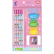PEM01-65-6B4P [限定 はじめてのえんぴつ 6B 4本入 専用削り器付き メルちゃん]