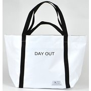 DO-001 WH [DAY OUT ビーチ-Wハンドルトートバッグ ホワイト]