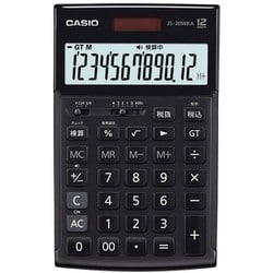 ヨドバシ.com - カシオ CASIO JS-20WKA-BK-N [実務電卓 ジャストタイプ 12桁 ブラック] 通販【全品無料配達】