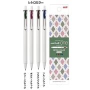 限定 ゲルインクボールペン uni-ball one(ユニボール ワン) 4色アソートセット 0.38mm レトロ H.UMNS38RT4C