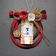 日本製 水引 玄関 お正月飾り 箱入り結び 紅墨
