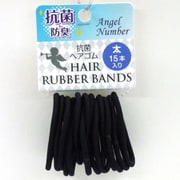 抗菌ヘアゴム 太 15本入 AM＆DF-L-1