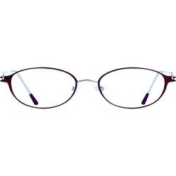 ブルーライトカット リーディンググラス HB-01 C1 +1.0 WINE MATT/SILVER