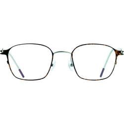 ブルーライトカット リーディンググラス HB-04 C2 +2.5 BROWN DEMI MATT/SILVER