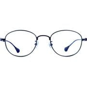 ブルーライトカット リーディンググラス HB-05 C1 +1.0 GUNMETAL SHIRRING