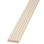 00-7100 ABSモール 0号 1m ミルキー テープ付 10本 DZ-AMT01-M/10P