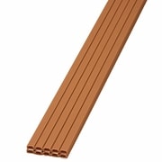 00-7200 ABSモール 0号 1m ブラウン テープ付 10本 DZ-AMT01-T/10P