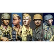 HS028 1/35 ミリタリーフィギュア WWIIドイツ降下猟兵ヘッドセット＃2 [組立式プラスチックモデル]
