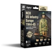 AM70244 1/35 フィギュアカラーシリーズ WWIIアメリカ陸軍下士官 欧州戦線1944～45 [組立式プラスチックモデル]