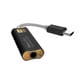 3.5mm ステレオミニ USB-DACアダプタ ブラック DC05BK
