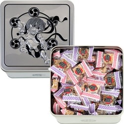 常盤堂雷おこし本舗 雷神上磯部缶（大） 300g