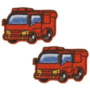 MOW831 [ミニワッペン 消防車 2枚入り]