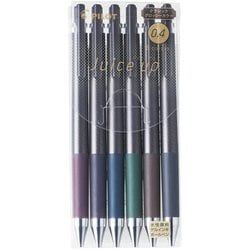 ゲルインキボールペン ジュースアップ04 クラシックグロッシーカラー 6色セット LJP120S4-6CCG