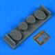 QIC72669 1/72 ディティールアップパーツ ブラックバーン バッカニア FODカバー （エアフィックス用） [プラモデル用パーツ]