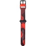 GWBCA-AW01ORG [Apple Watch 45/44/42mm 兼用 ミリタリーレザーバンド オレンジ CAMO Italian Genuine Leather Watchband]