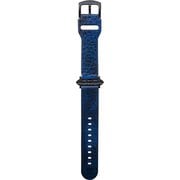 GWBCA-AW02BLU [Apple Watch 41/40/38mm 兼用 ミリタリーレザーバンド ブルー CAMO Italian Genuine Leather Watchband]