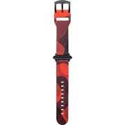 GWBCA-AW02ORG [Apple Watch 41/40/38mm 兼用 ミリタリーレザーバンド オレンジ CAMO Italian Genuine Leather Watchband]