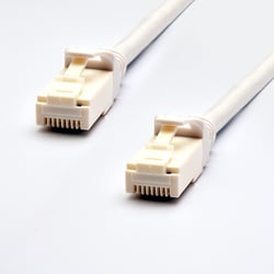 ヨドバシカメラオリジナル LANケーブル CAT6A（カテゴリ6A）準拠 爪の折れないハードタイプ より線 1m ホワイト CAT6AH-1WT