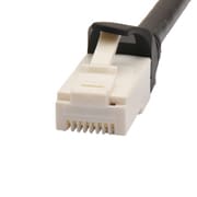 ヨドバシカメラオリジナル LANケーブル CAT6A（カテゴリ6A）準拠 爪の折れないハードタイプ（ケーブル径5.3mm） より線 1m ブラック CAT6AH-1BK
