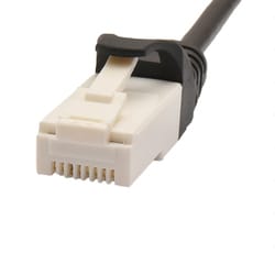 ヨドバシカメラオリジナル LANケーブル CAT6A（カテゴリ6A）準拠 爪の折れないスリムタイプ（ケーブル径3.8mm） より線 5m ブラック CAT6AS-5BK