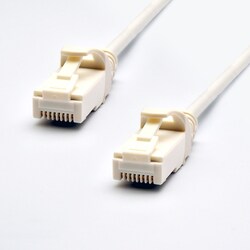 ヨドバシカメラオリジナル LANケーブル CAT6A（カテゴリ6A）準拠 爪の折れないスリムタイプ より線 30m ホワイト CAT6AS-30WT