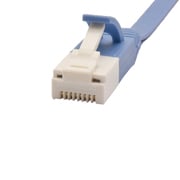 ヨドバシカメラオリジナル LANケーブル CAT6A（カテゴリ6A）準拠 爪の折れないフラットタイプ（ケーブル幅6×1.5mm） より線 15m ブルー CAT6AF-15BL
