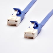 ヨドバシカメラオリジナル LANケーブル CAT6A(カテゴリ6A)準拠 爪の折れないフラットタイプ より線 20m ブルー CAT6AF-20BL