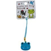 かえるのピクルス 顔鈴チャーム ブルー [キャラクターグッズ]