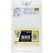 業務用 厚口 ゴミ袋 透明 45L 10枚 P-48