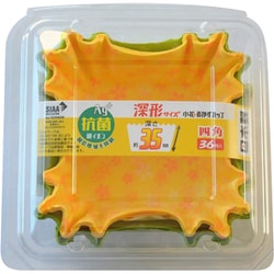 抗菌 小花 おかず カップ 深形 四角 約縦5cm×横5cm×深さ3.5cm 2色 36枚