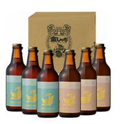 金しゃちビール 飲み比べセット Dタイプ（プラチナエール×3本・IPA×3本） [ビール]